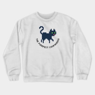 Pixel Whiskers: The Purrfect Companions Crewneck Sweatshirt